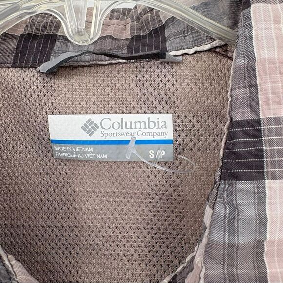 Columbia Omni-Shade Short Sleeve Hiking Blouse in Plaid Women's Size S - Picture 6 of 9